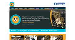 Desktop Screenshot of michpitbulleducation.org